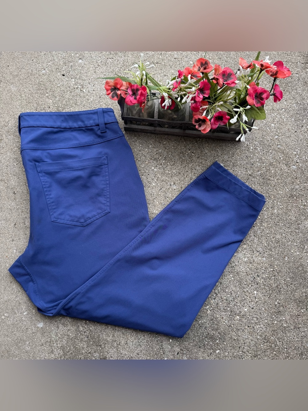 Men’s Lululemon Blue Pants Size 36 - ABC Slim-Fit 5 Pocket Pant
